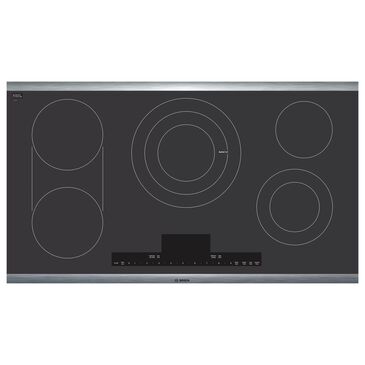 Bosch Benchmark 36" Electric Cooktop in Black and Stainless Steel, , large