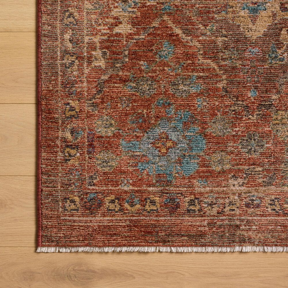 Loloi Winchester Rust and Multicolor 9'3" x 12'8" Area Rug, , large