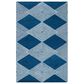 Safavieh Micro-Loop MLP618N 8" x 10" Navy and Ivory Area Rug, , large