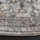 Safavieh Jasmine JSM333F 5"3" Round Grey and Blue Area Rug, , large
