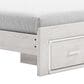 Ashley Altyra Queen Upholstered Bookcase Bed with Storage  in White, , large