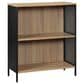 OSP Home Ace 2-Piece Desk with Hutch and Bookcase in River Oak and Black, , large