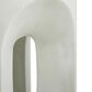Hearth and Haven Outdoor Round Side Table with Arch Base Design in Antique White, , large