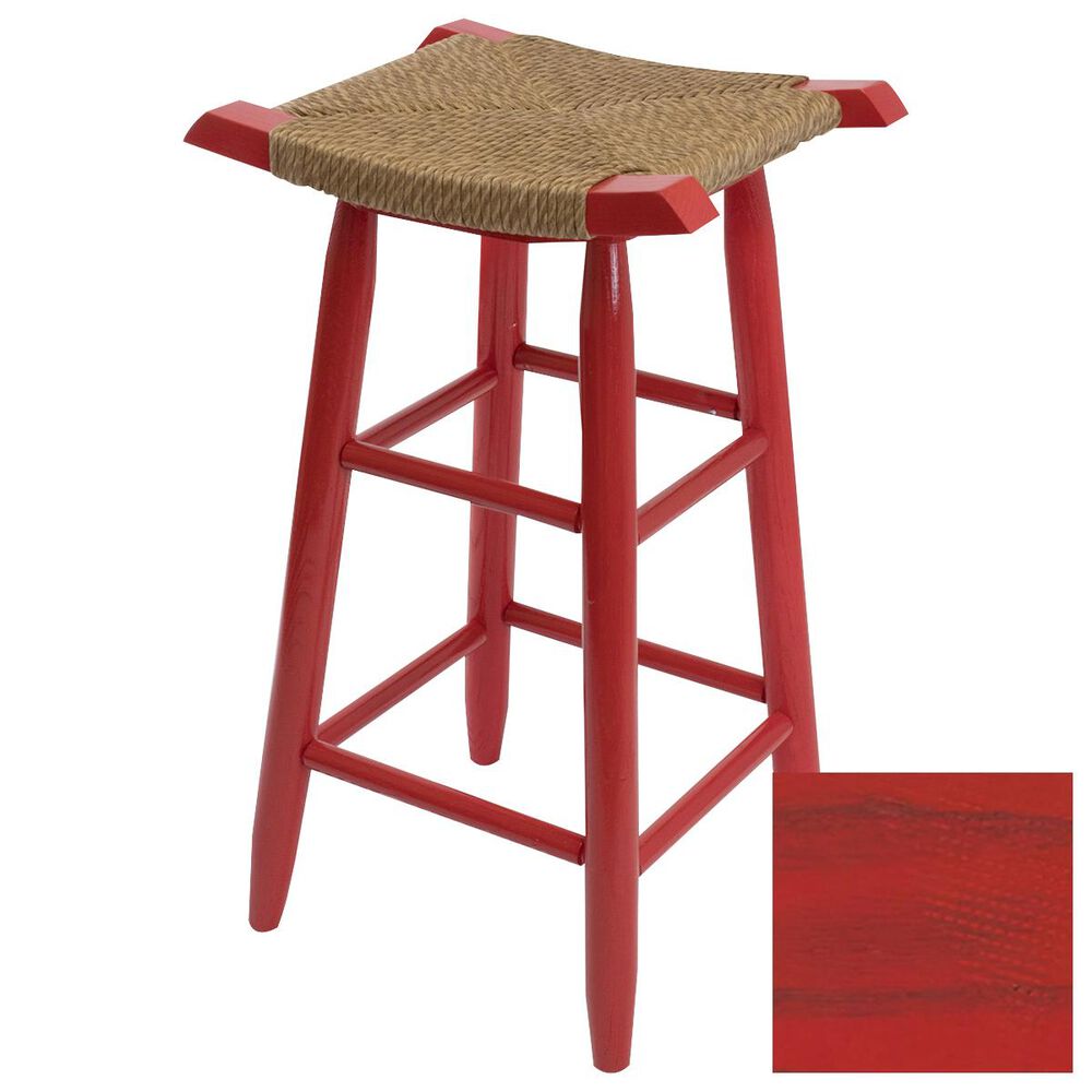 Lakeside Penrose Barstool in Woodleaf Red, , large