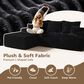 HOMLUX 2-Piece L-Shaped Sectional with Left Facing Chaise in Black, , large