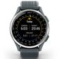 Garmin Approach S44 43mm Golf Smartwatch Silver Aluminum Bezel Case with Twilight Silicone Band, , large