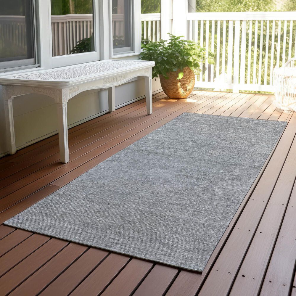 Dalyn Rug Company Soft Essentials Solid Gray 2'3" x 7'6" Runner, , large