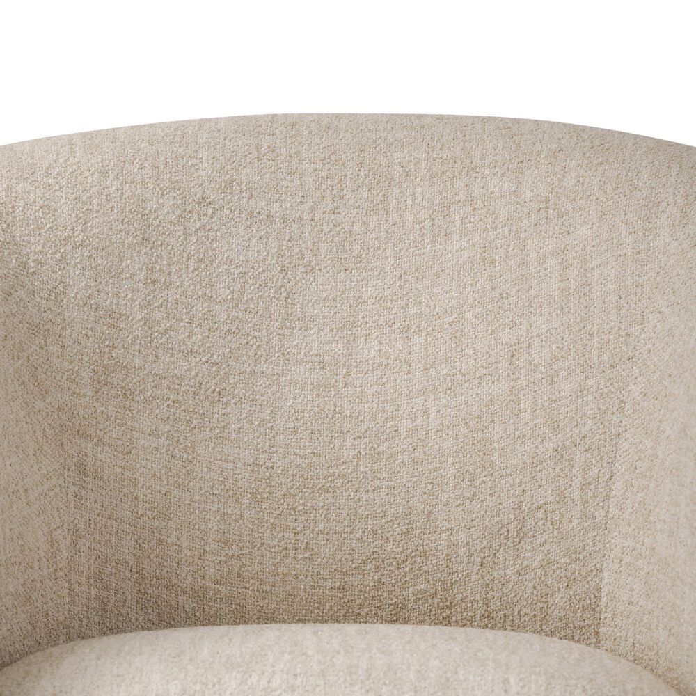 Four Hands Channing Swivel Chair in Yuma Cream, , large