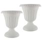 Timberlake Large Front Door Urn in White (Set of 2), , large