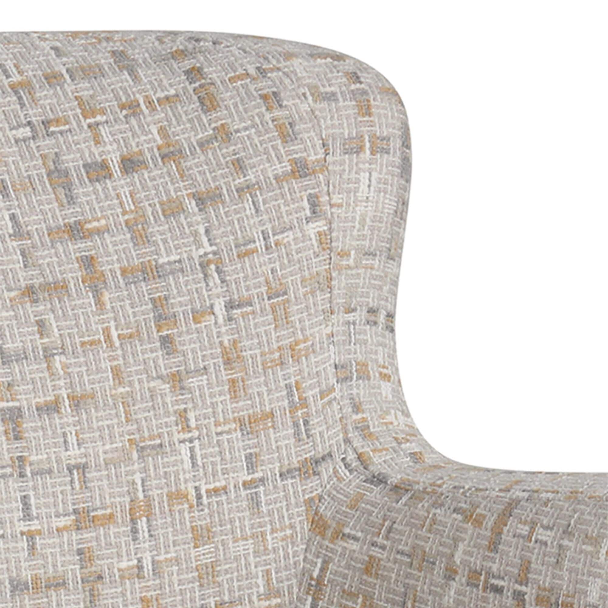 Nura Home Everly Accent Chair in Seashell