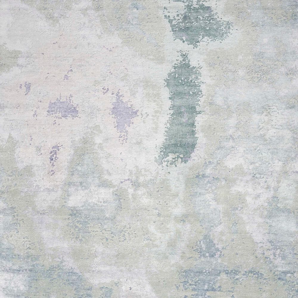 Nourison Silk Shadows 7&#39;9&quot; x 9&#39;9&quot; Blue and Green Area Rug, , large