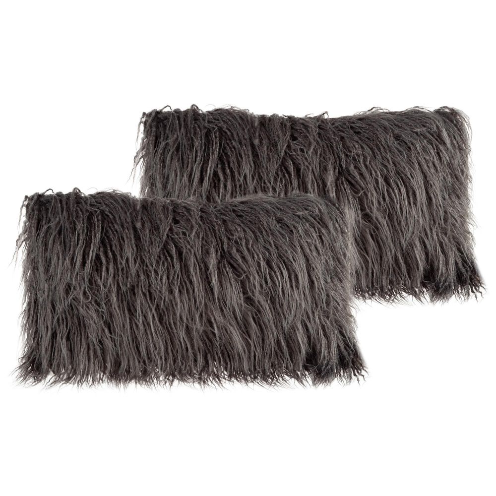 Timberlake 12" x 20" Lumbar Pillow in Gray (Set of 2), , large