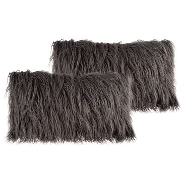 Timberlake 12" x 20" Lumbar Pillow in Gray (Set of 2), , large