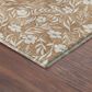 Dalyn Rug Company Soft Essentials Floral Copper 3" x 5" Indoor/Outdoor Area Rug, , large