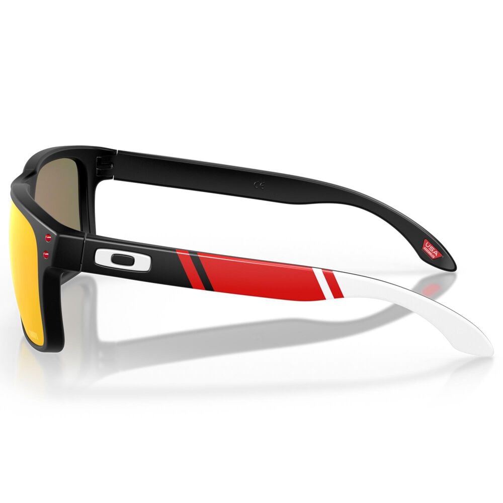 Oakley Kansas City Chiefs Holbrook Sunglasses with Prizm Ruby Lenses in Matte Black, , large