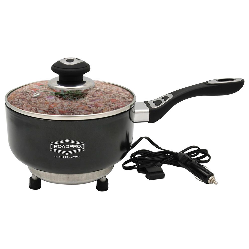 RoadPro 12-Volt Portable Nonstick Saucepan, , large