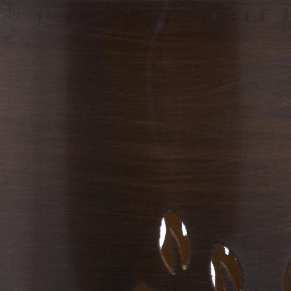Maple and Jade Tree Cutout Decorative Indoor/Outdoor Candle Lantern in Brushed Copper &#40;Set of 3&#41;, , large