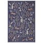 Rifle Paper Co. Menagerie  5" x 7"6" Navy Runner, , large