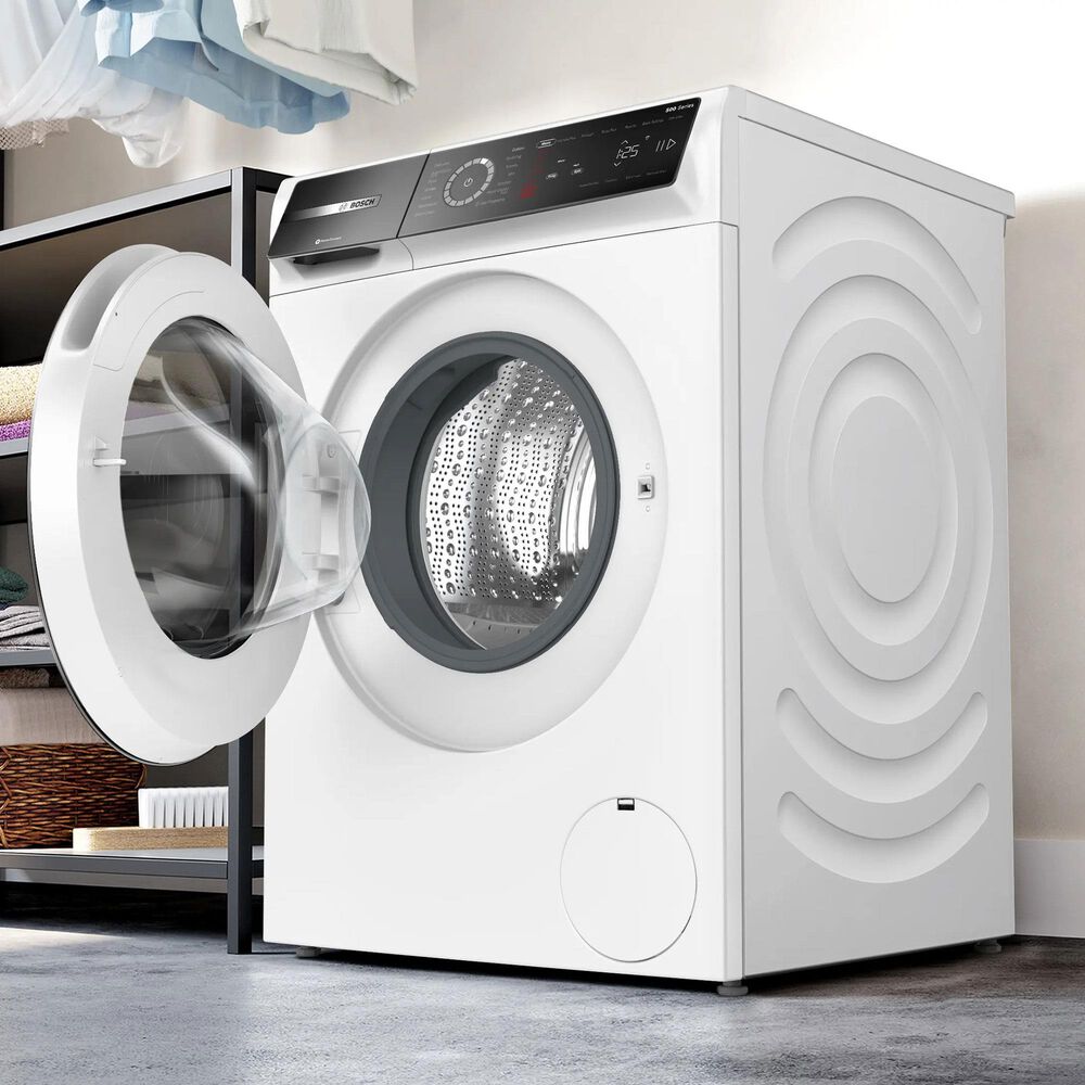 Bosch 500 Series 24&quot; Compact Front Load Washer with Home Connect in White, , large