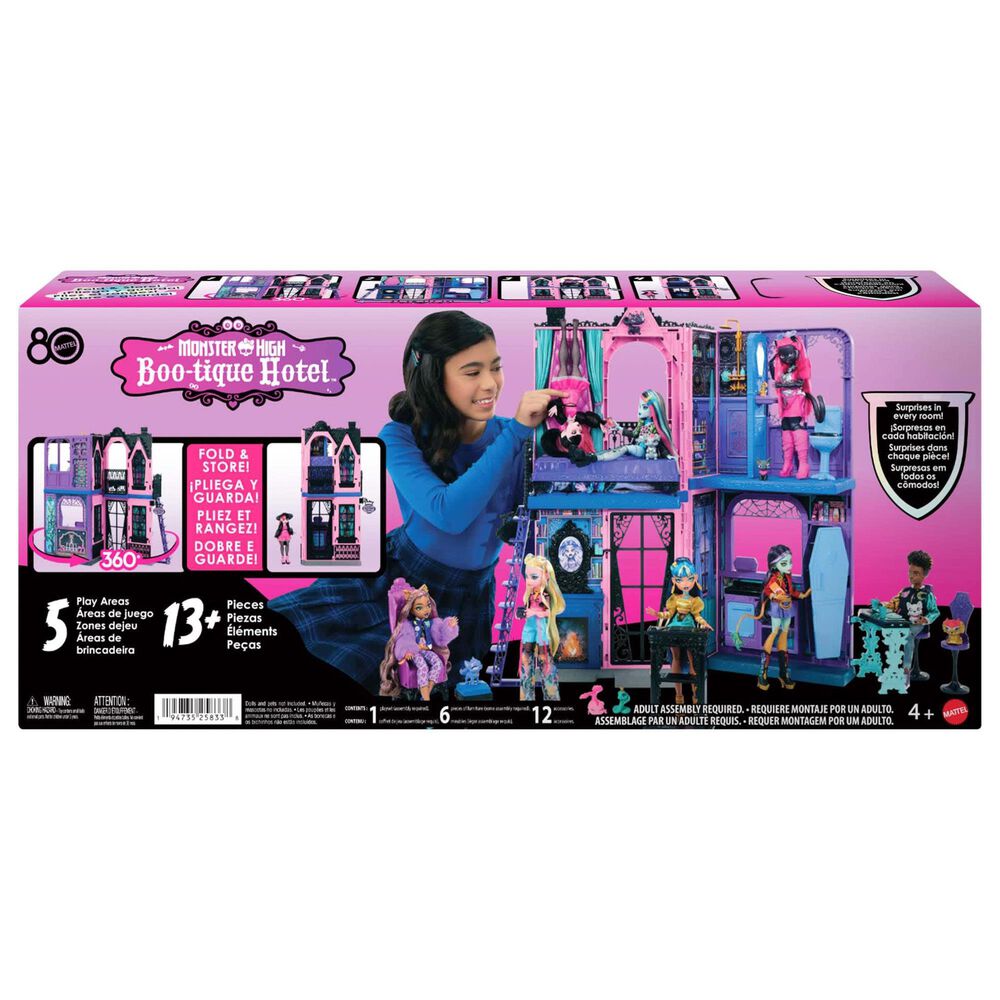 Monster High Boo-tique Haunted Hotel Dollhouse in Multicolor, , large