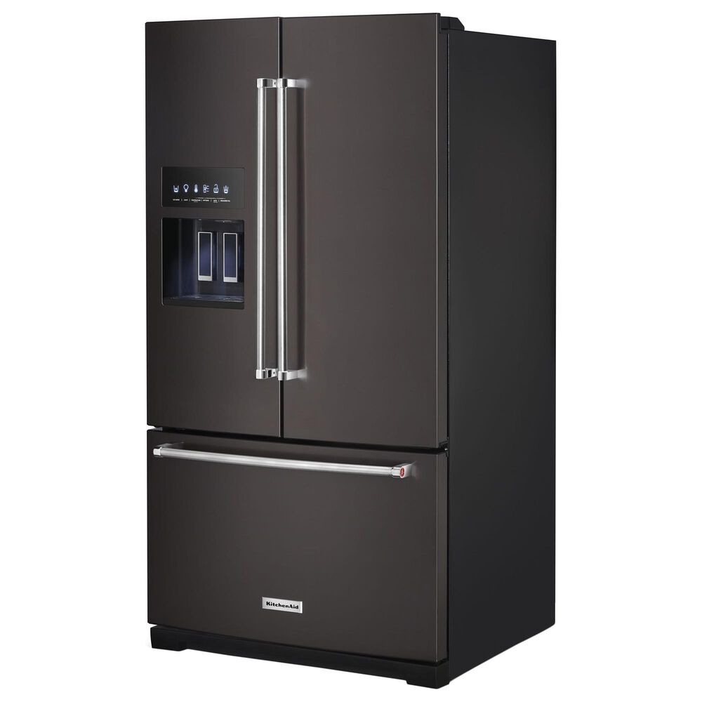 KitchenAid 26.8 Cu. Ft. Standard-Depth French Door Refrigerator with Exterior Ice and Water Dispenser, , large