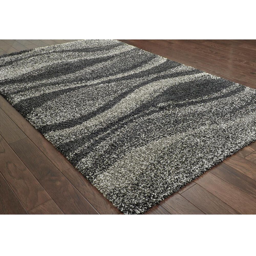 Oriental Weavers Henderson 5992E 9&#39;10&quot; x 12&#39;10&quot; Grey and Charcoal Area Rug, , large