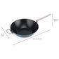 Joseph Joseph Space 12.5" Non-Stick Wok with Folding Handles and Lid in Midnight Blue, , large