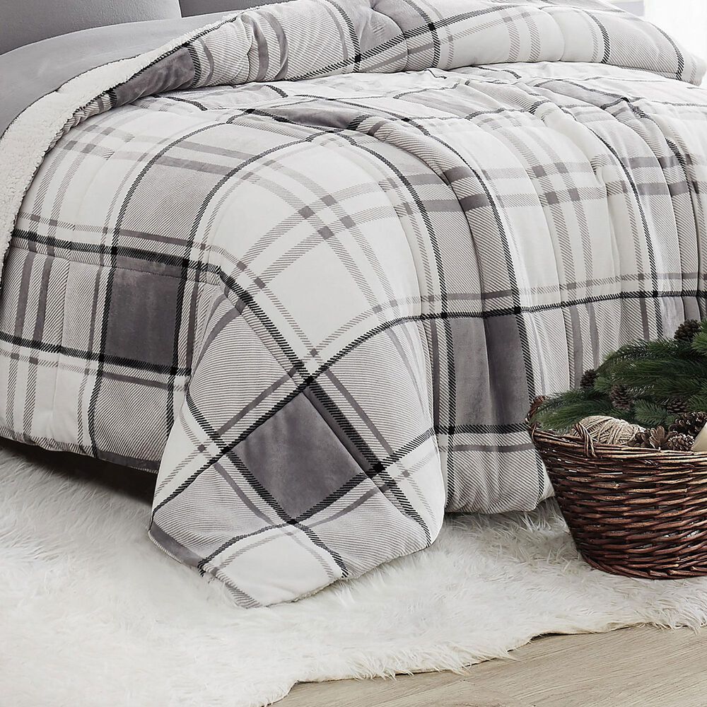 Pem America Ronnie 2-Piece Twin/Twin XL Comforter Set in Grey, , large