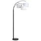 Crestview Collection Claremont Floor Lamp in Black, , large