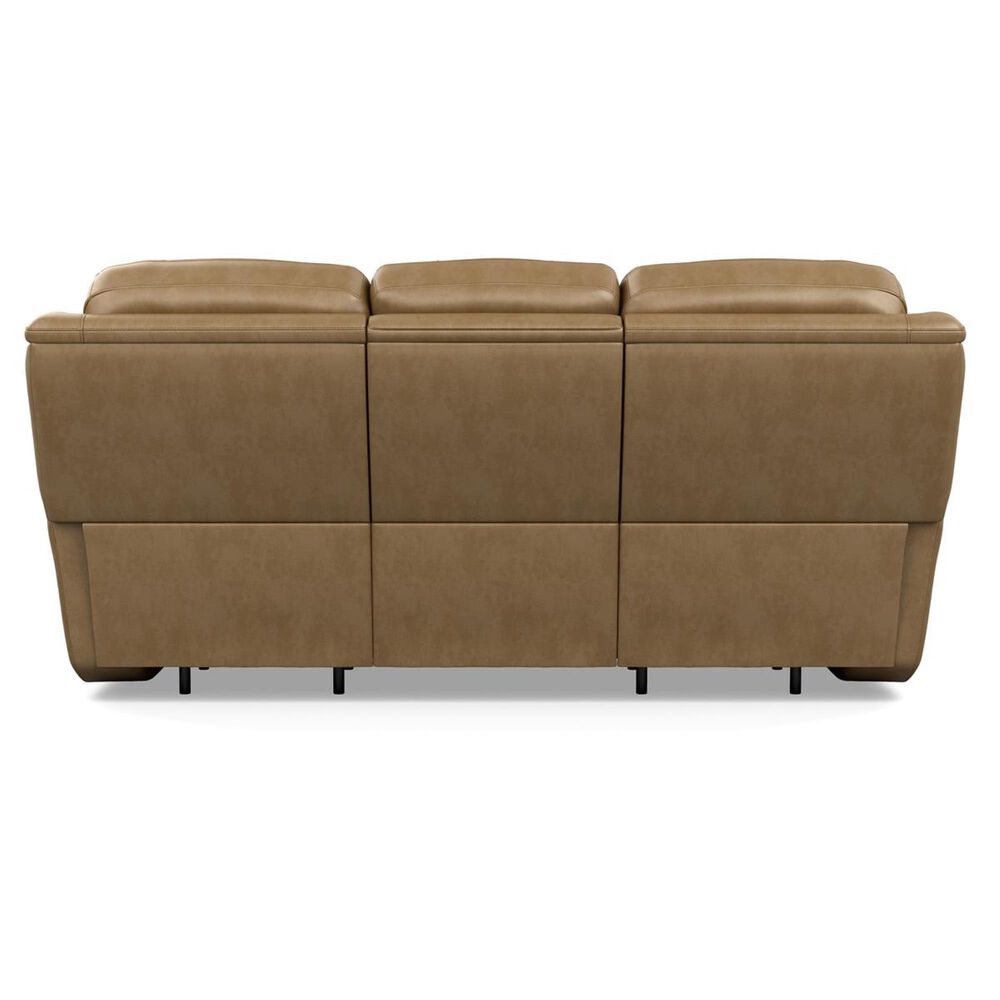  Flexsteel Cade Leather Power Reclining Sofa in Sand 