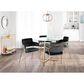 Lumisource Napoli Chair in Black and Gold (Set of 2), , large