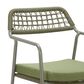 Zuo Modern Rio Outdoor Dining Chair in Green (Set of 2), , large