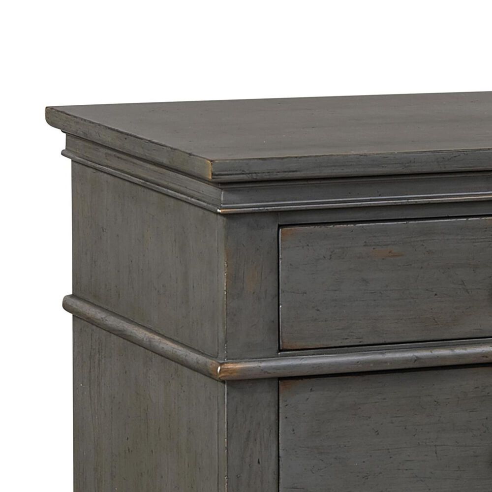 Riva Ridge Oxford 2 Drawer Nightstand in Peppercorn, , large