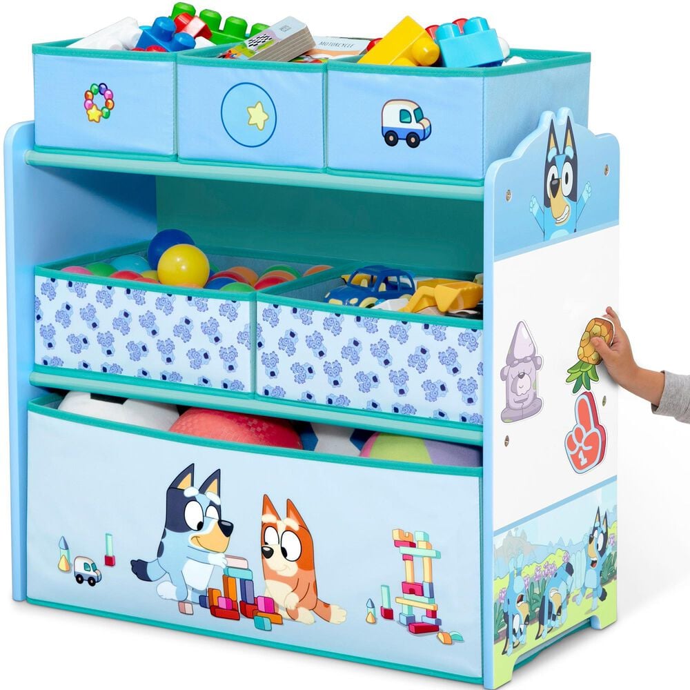 Delta Bluey 6 Bin Organizer in Blue, , large