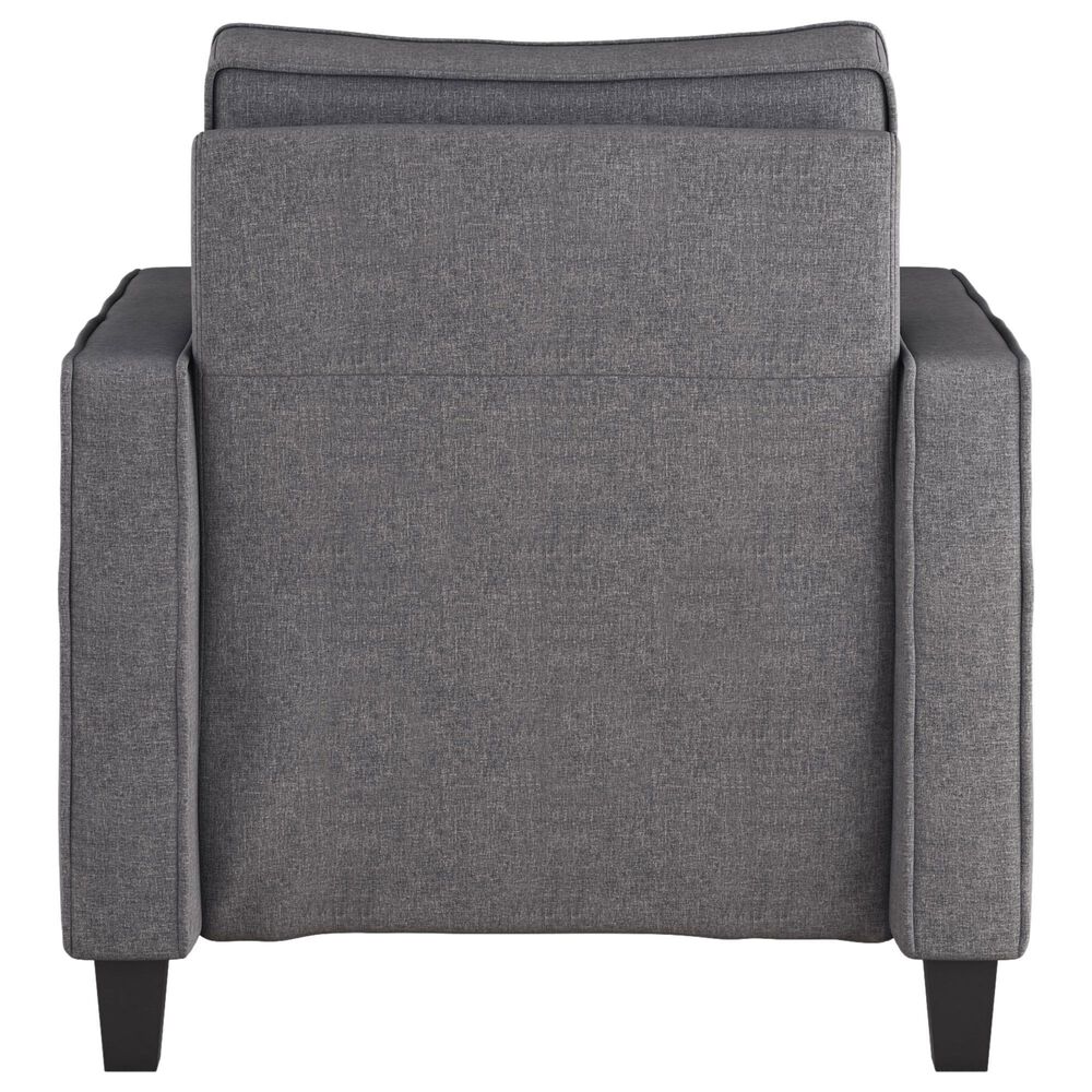 CorLiving Georgia Accent Chair in Grey, , large
