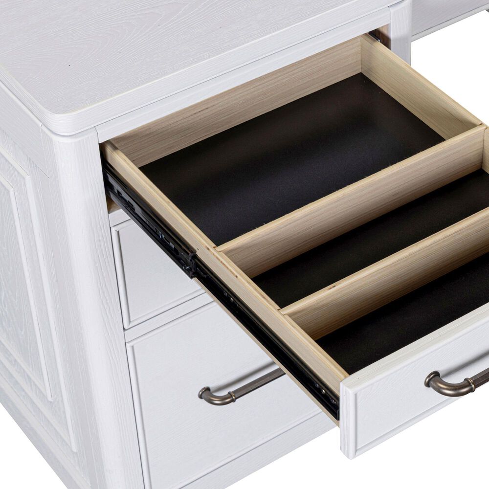 Riva Ridge Norah 68" Executive Desk in White, , large