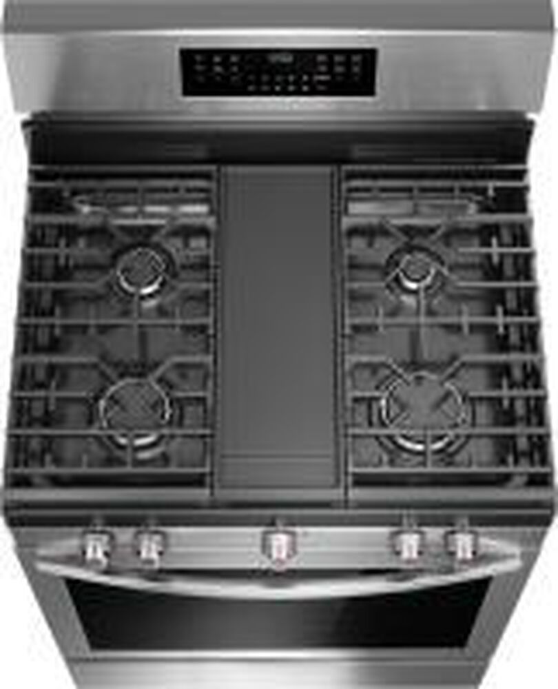 Frigidaire Gallery 30&quot; Rear Control Gas Range with Total Convection in Stainless Steel, , large
