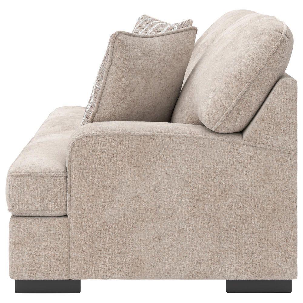 Ashley High Profile Stationary Loveseat in Taupe, , large
