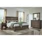 Riva Ridge Oxford Queen Panel Storage Bed in Cocoa with USB Ports, , large