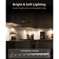 HOMLUX Motion Sensor Puck Light with Charging Station in White (Set of 6), , large
