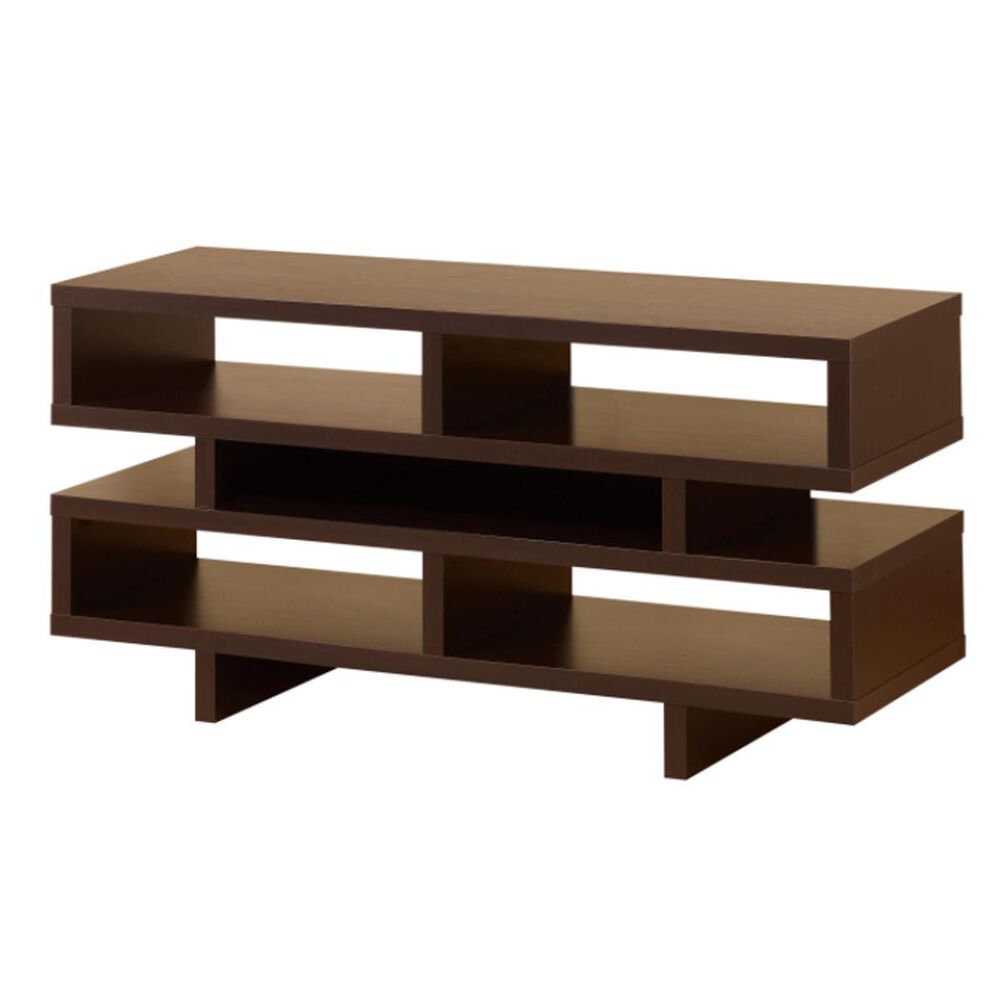 Pacific Landing 47.25" TV Console with Open Storage in Cappuccino, , large