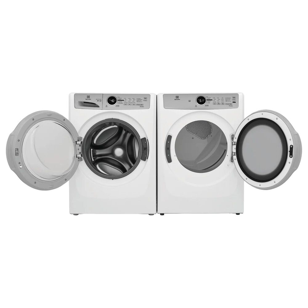 Electrolux 4.4 Cu. Ft. Front Load Washer and 8.0 Cu. Ft. Front Load Gas Dryer in White, , large