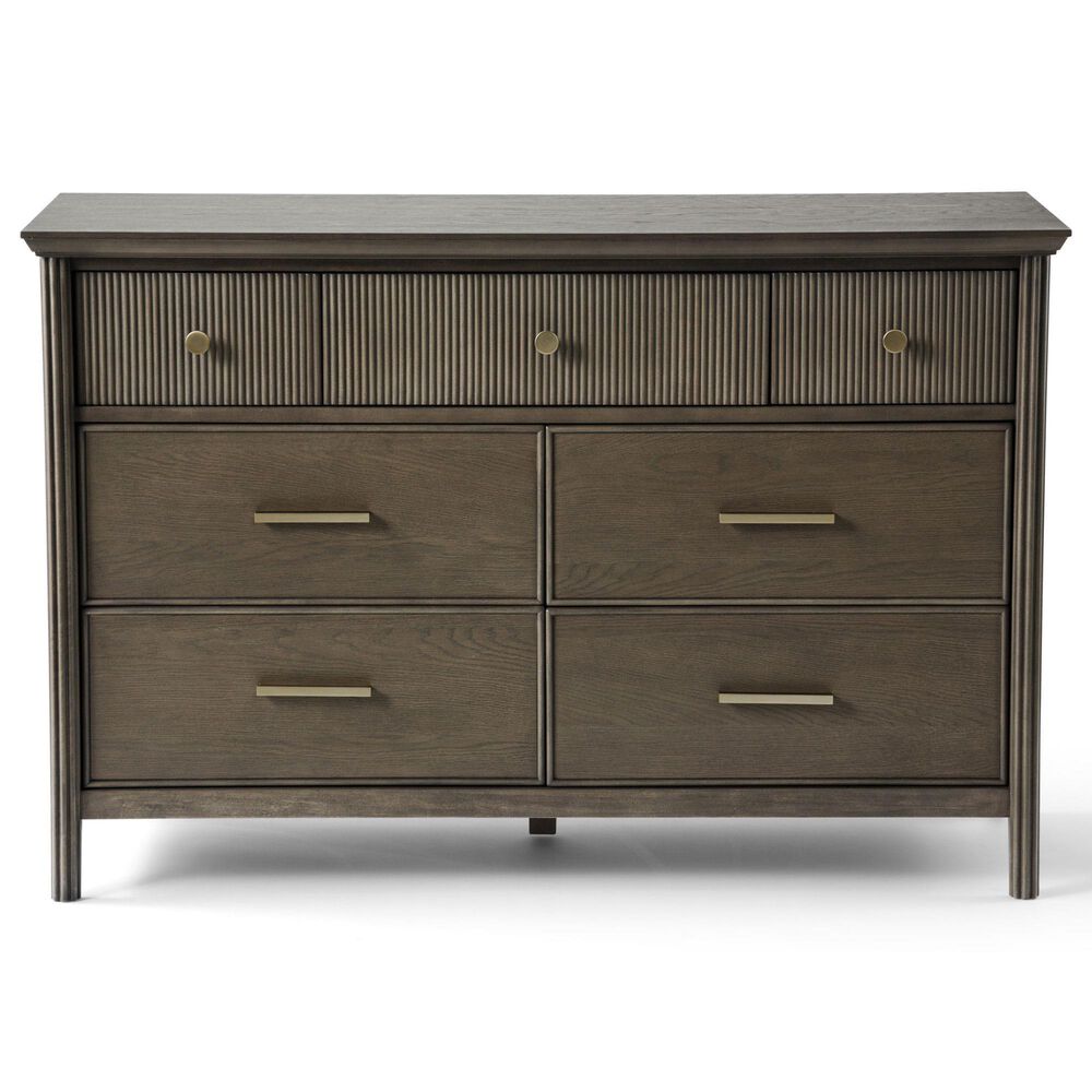 Maxi Cosi Reid 7-Drawer Dresser and Changer Top in Sunbleach Natural, , large