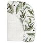 Babyletto Olive Branches Changing Pad Cover in Green and White, , large