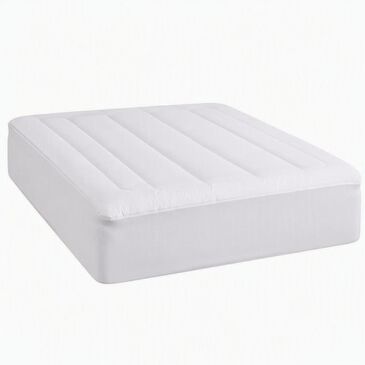 Isotonic Iso-Cool Memory Foam Queen Mattress Topper with Outlast Cover, , large
