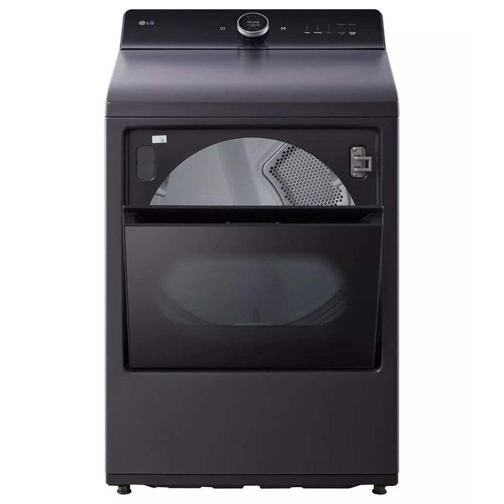 LG 5.5 Cu. Ft. Top Load Washer and 7.3 Cu. Ft. Electric Dryer with TurboSteam in Matte Black, , large