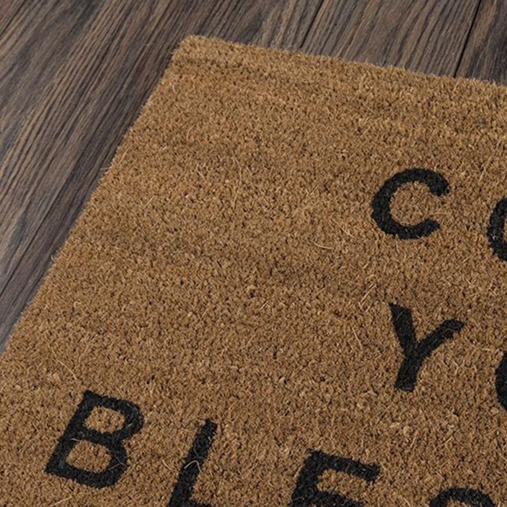 Novogratz Aloha Count ALO-5 1&#39;6&quot; x 2&#39;6&quot; Natural Door Mat, , large