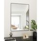 HOMLUX 20" x 28" Wall Mount Rectangular Decorative Mirror in Black, , large