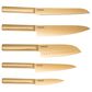 Power A Daisho Nara 6-Piece Knife Block Set in Brass, , large