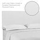 Modway Taylor Upholstered Linen Fabric Full/Queen Headboard in Light Gray, , large